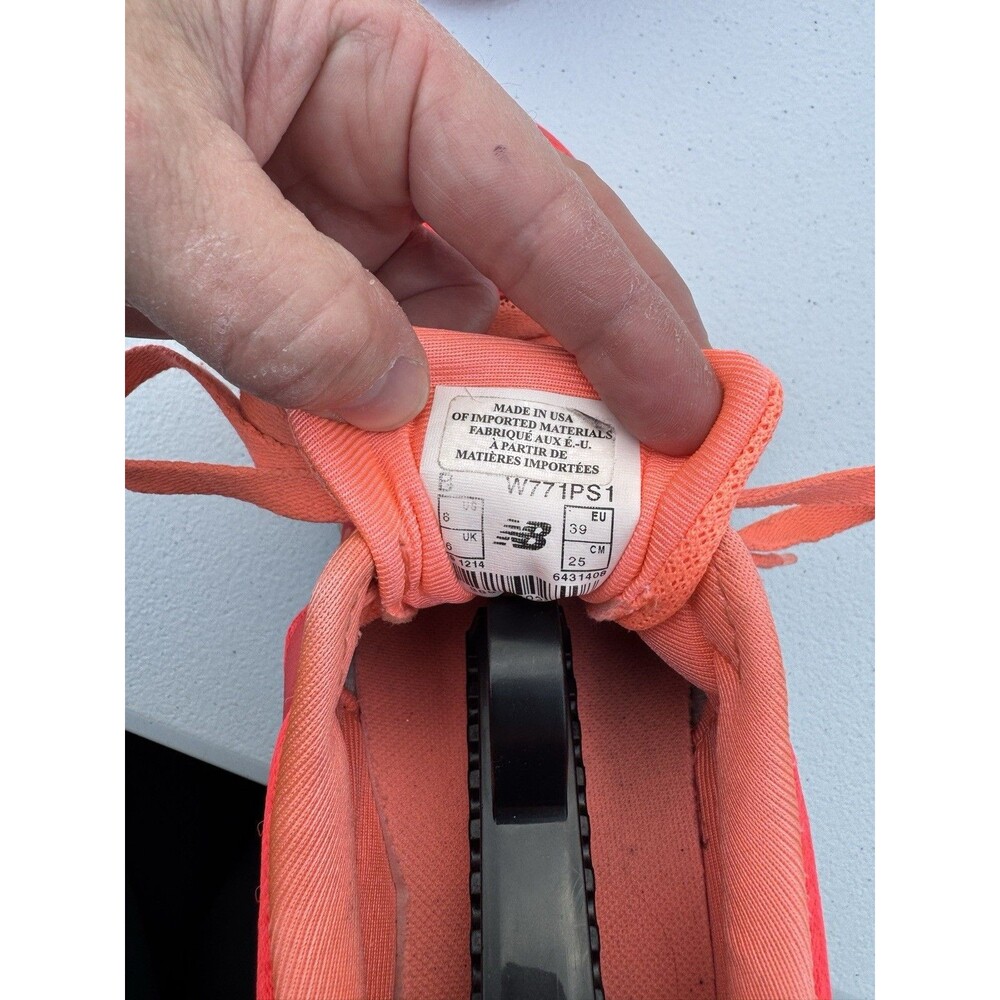 New Balance Women's 8 Running Shoes W77IPSI Pink Mesh Lace Up Athletic - Picture 6 of 6
